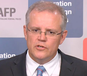 Scott Morrison, Australia's Minister for Immigration from September 2013.